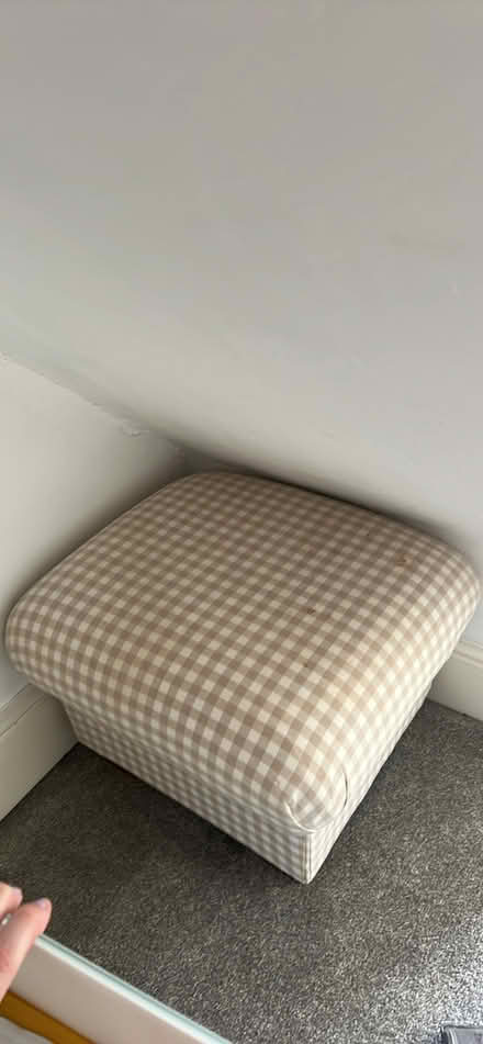 Photo of free Armchair and footsall (Cowplain PO8) #2