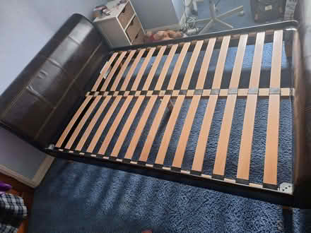 Photo of free Double bed...sleigh bed style. (Weston-on-Trent DE72) #1