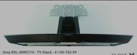 Photo of Sony TV table top stand (Buckhurst Hill IG9) #3