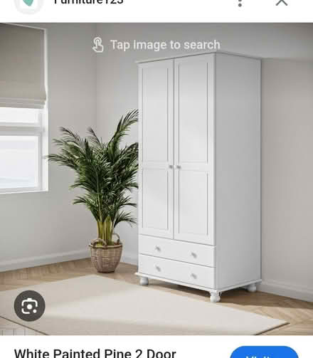 Photo of White wardrobe (Eastwood NG16) #1