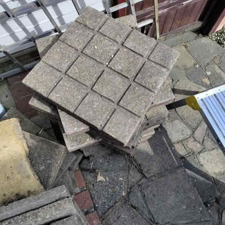 Photo of free 4x Stone Paving Slabs (Sarisbury Green) #1