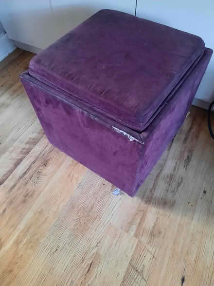 Photo of free Velvet cube storage box (Merseybank estate) #1