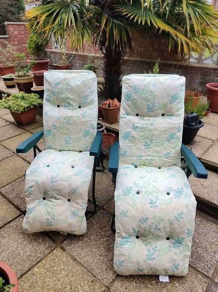 Photo of free Two garden reclining chairs (Cosham PO6) #1