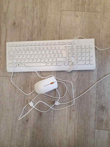 Photo of free White keyboard and mouse (Allington ME16) #3