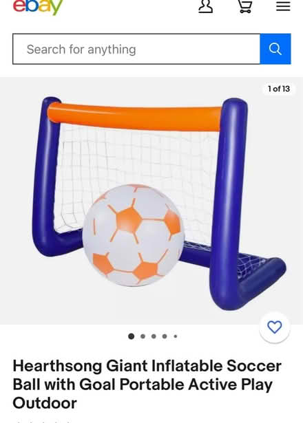 Photo of free Inflatable soccer goal (Fort Lee south) #2