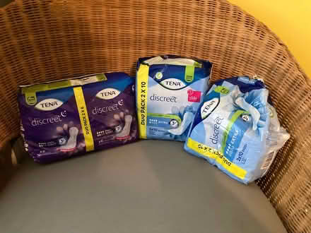 Photo of free 3 Packets Tena Discreet Pads (Tottenham N18) #1