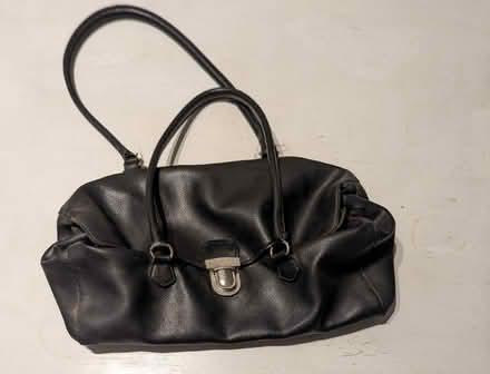 Photo of free Black leather handbag (Park Slope (north)) #1