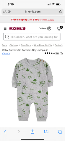 Photo of free 3 mo Carters cotton jumpsuits (Adams Morgan) #2