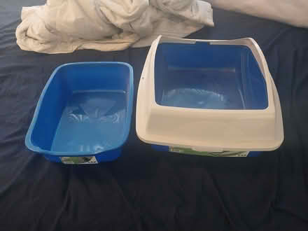 Photo of free Two small cat litter boxes (First Hill) #1