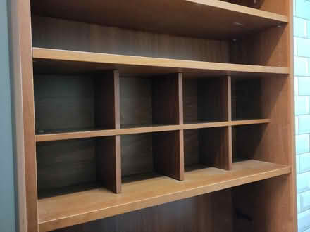 Photo of free Tall sturdy wood shelves (G42) #3