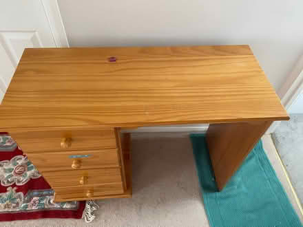 Photo of free Wooden Desk with 4 drawers (Furze Platt SL6) #2