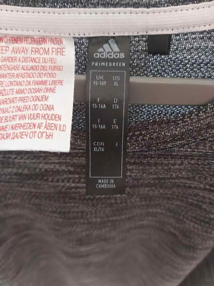 Photo of free Adidas graduated grey sports top (Bedford) #2