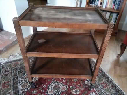 Photo of free Wooden trolley (High Hurstwood TN22) #1