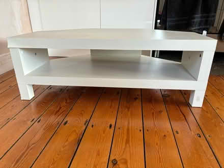 Photo of free Corner tv stand (Partridge Green) #2
