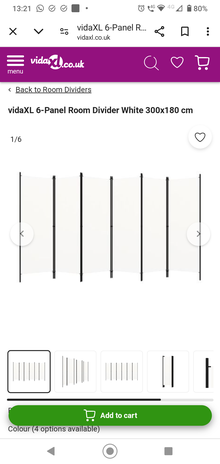Photo of free 6 panel room divider (Royston SG8) #1