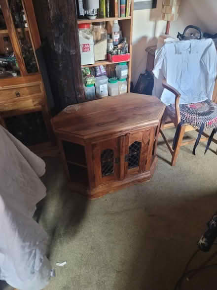 Photo of free Small solid Indian TV cabinet (B61-catshill) #1
