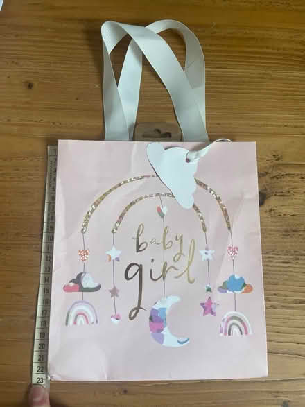 Photo of free Pink baby girl gift bag (201 Streatham High Road) #1