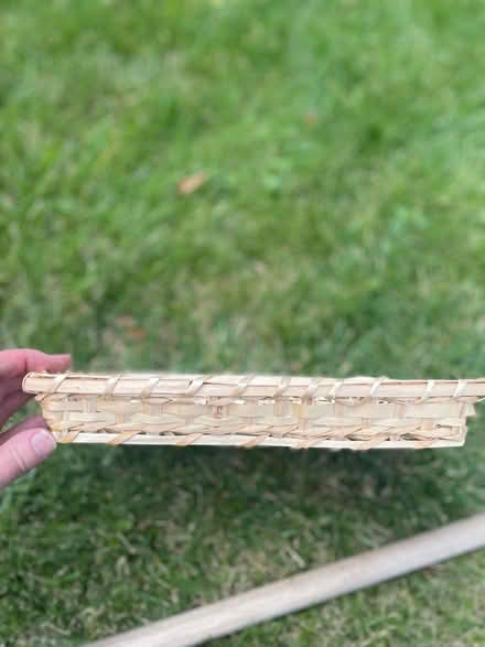 Photo of free Wicker shallow basket (Meadowvale, Mississauga) #2