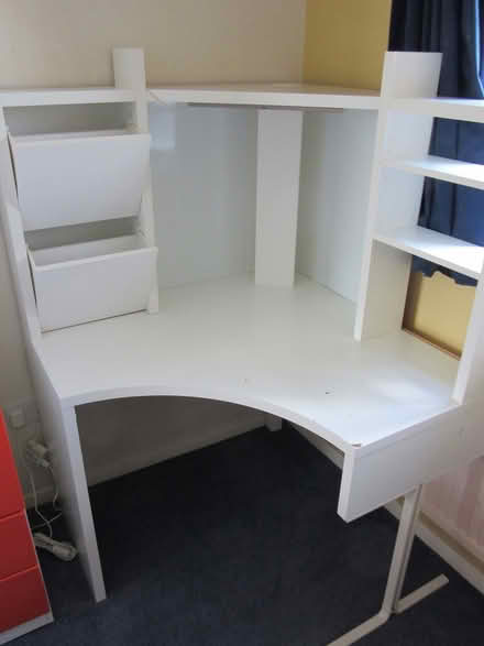 Photo of free IKEA MICKE corner desk (white) (Blaby LE8) #3