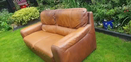 Photo of free Two real leather sofas (Alverthorpe WF2) #4