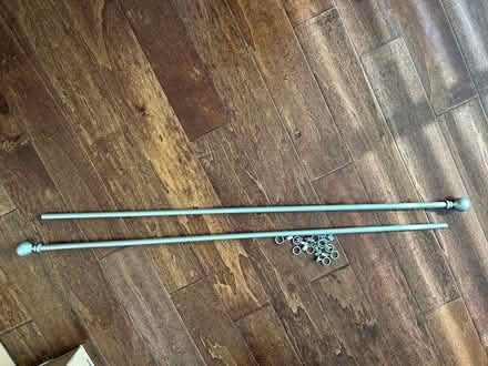 Photo of free Curtain rod and 12 curtain clips (Sunnyvale - Homestead/Mary) #1