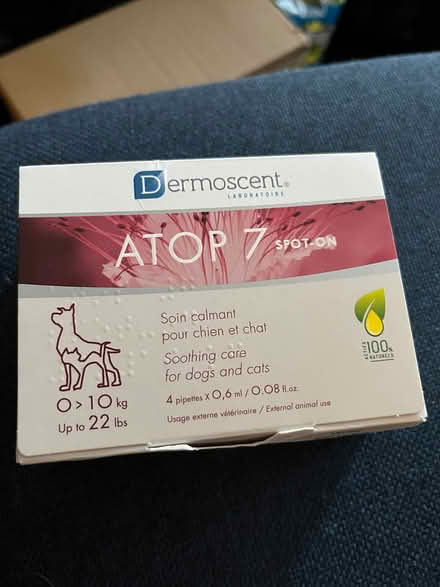 Photo of free ATOP 7 Spot-On pet topical (Adams Morgan) #1