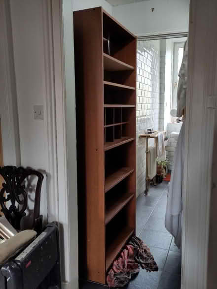 Photo of free Tall sturdy wood shelves (G42) #1