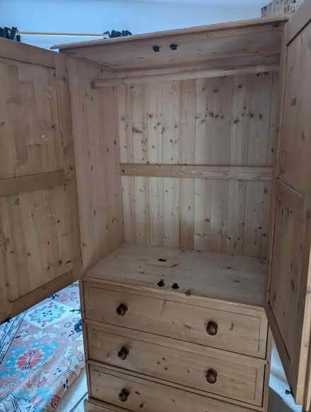 Photo of free Pine wardrobe (Stourbridge DY8) #2