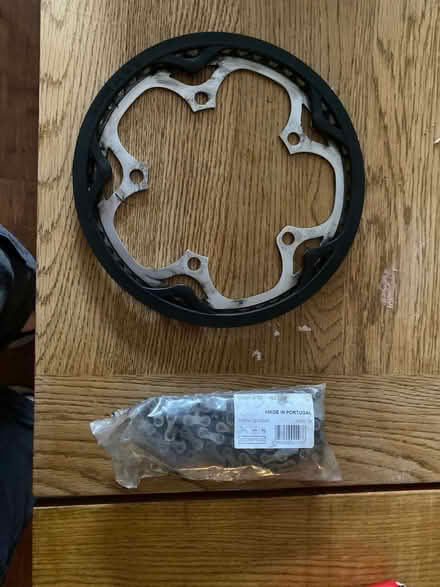 Photo of free Brompton chain ring and chain (Wallands Park BN7) #1