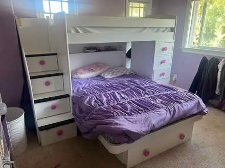 Photo of free Kid’s bunk bed (white) (Mountain View near Costco/101) #1