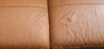 Photo of free Two real leather sofas (Alverthorpe WF2) #1