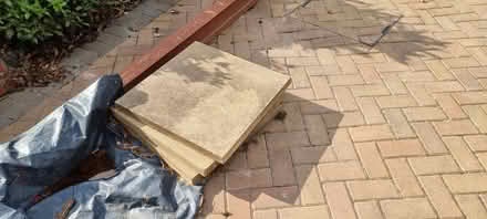 Photo of free 60cm ×60cm paving slabs (Boughton Vale CV23) #1