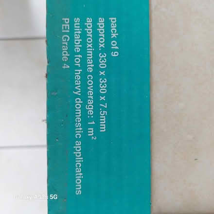 Photo of free Ceramic floor tiles - beige/cream - 6 square metres (Swinford OX29) #3