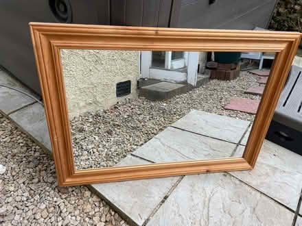 Photo of free Medium wood wall mirror (Coulsdon, CR5) #1