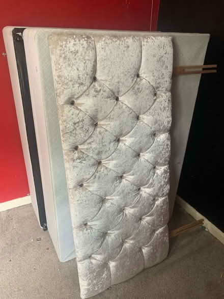 Photo of free Double divan base and headboard (WF2 8) #1