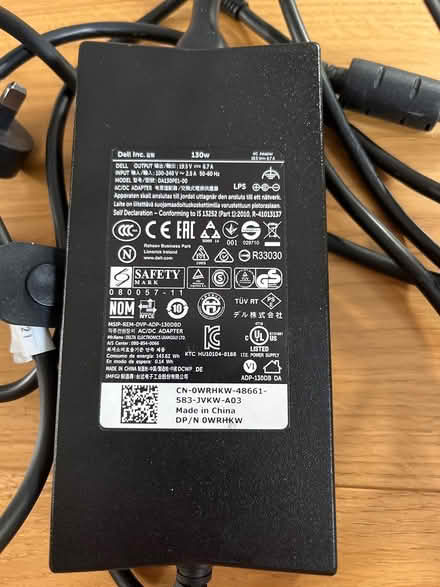 Photo of free Dell laptop charger (Colliers Wood SW19) #2