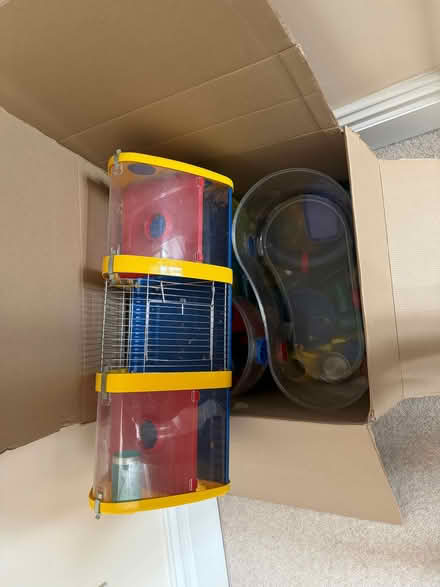 Photo of free Gerbil cage and equipment (Gosforth NE2) #1