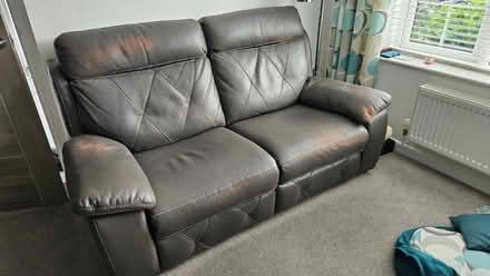 Photo of free two seater recliner sofa (Littleover DE23) #3