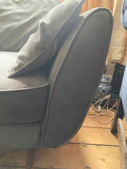 Photo of free 2 seater grey sofa (Walton Manor OX2) #3