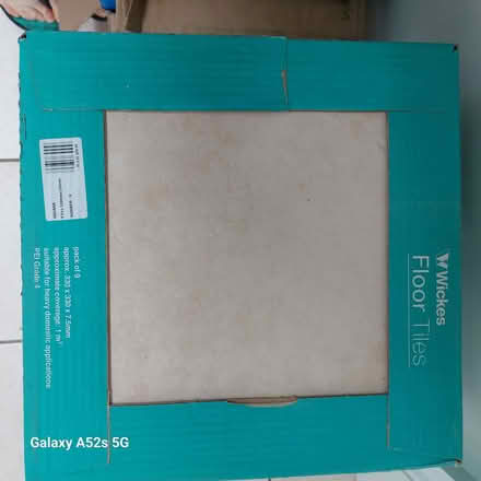 Photo of free Ceramic floor tiles - beige/cream - 6 square metres (Swinford OX29) #1
