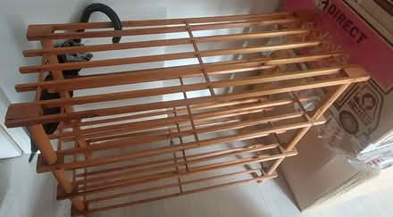 Photo of free Wooden shoe rack (South Norwood) #4