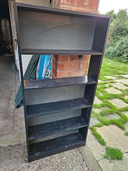 Photo of free small black bookshelf (Warwick CV34) #1