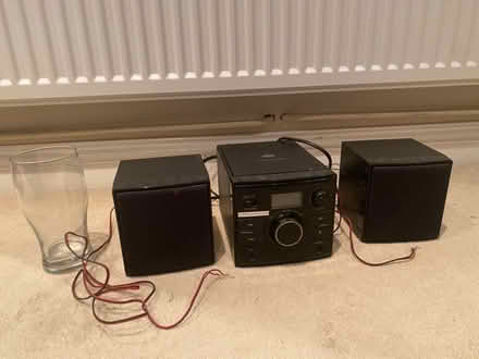 Photo of free CD player radio with speakers (Lancing BN15) #1