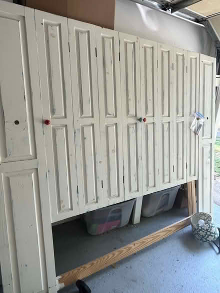 Photo of free Hand-crafted Headboard (Newtown area of Alpharetta) #1