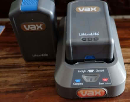 Photo of free VAX rechargeable batteries and charger (Swaffham PE37) #1