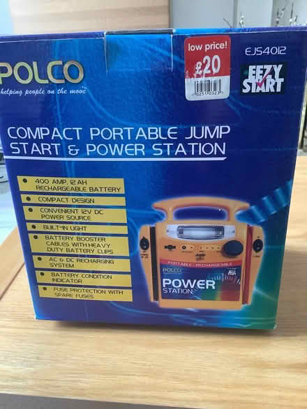 Photo of free Polco Compact Jump Start Power Station (Haydon wick SN25) #1
