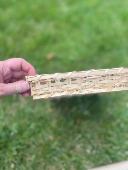 Photo of free Wicker shallow basket (Meadowvale, Mississauga) #3