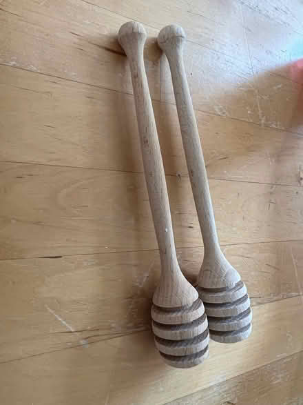 Photo of free Wooden honey dipper x2 (Morrell Avenue OX4) #1