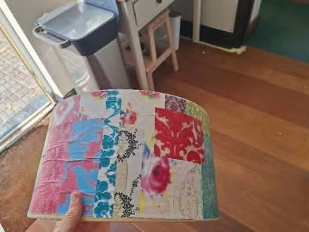 Photo of free Hand crated decoupaged shade 14 inch diameter (St Leonards Green TN38) #1