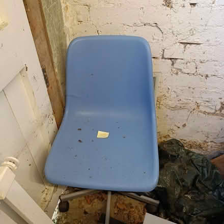 Photo of free Blue plastic office chair (East Finchley N2) #2